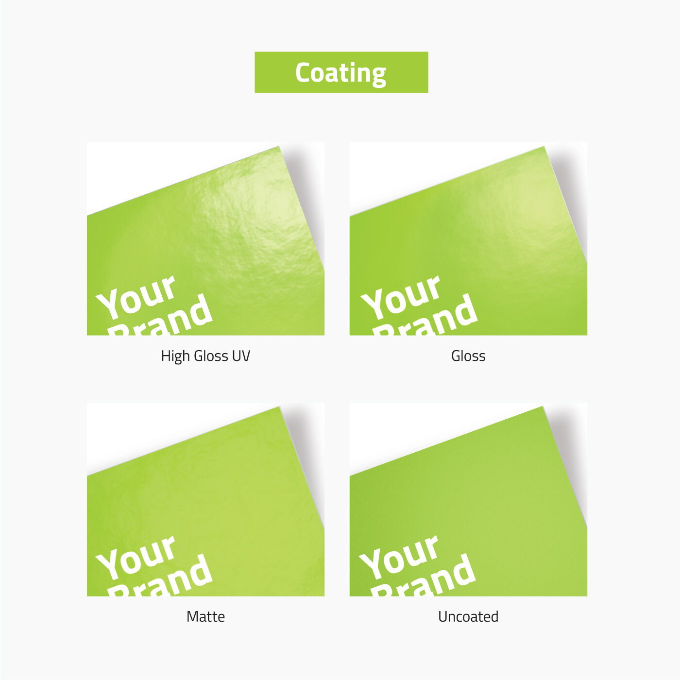 Square Hang Tags Coating